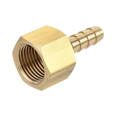 Harfington Uxcell Brass Barb Hose Fitting Connector Adapter 3/8 Barbed x 1/4NPT Female Pipe