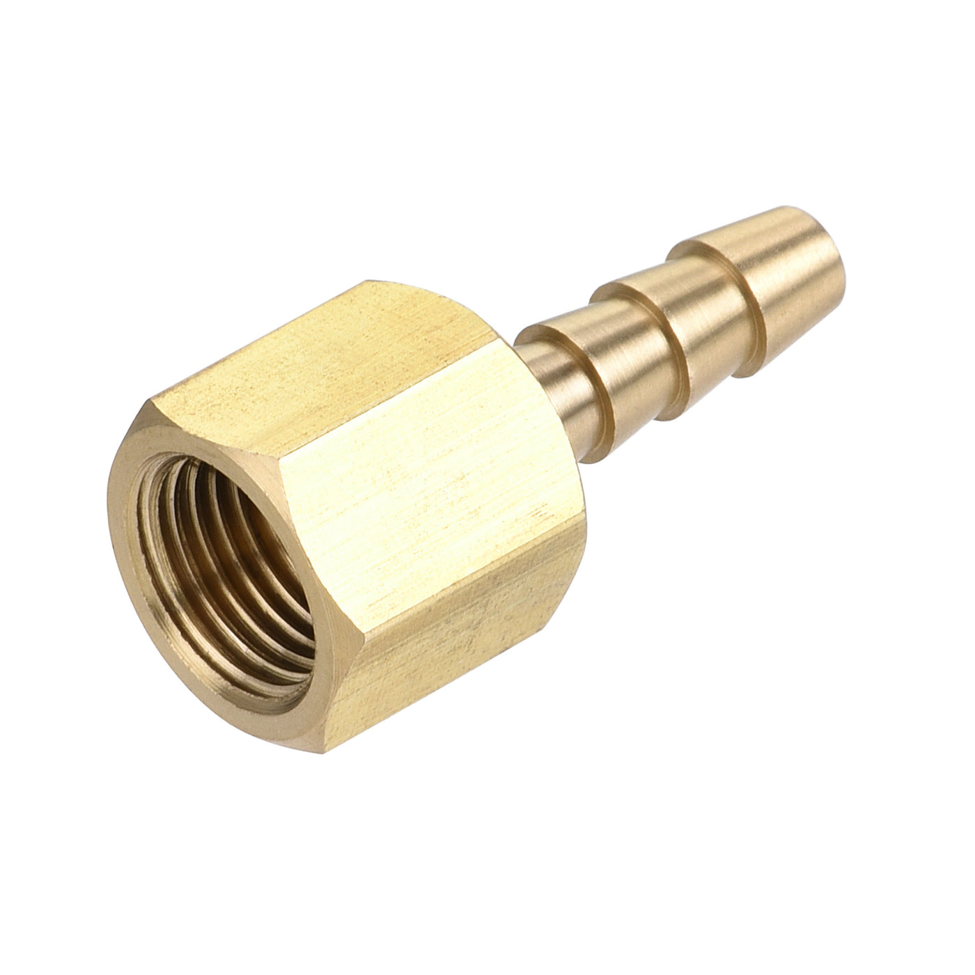 Uxcell Uxcell Brass Barb Hose Fitting Connector Adapter 3/8 Barbed x 1/4NPT Female Pipe