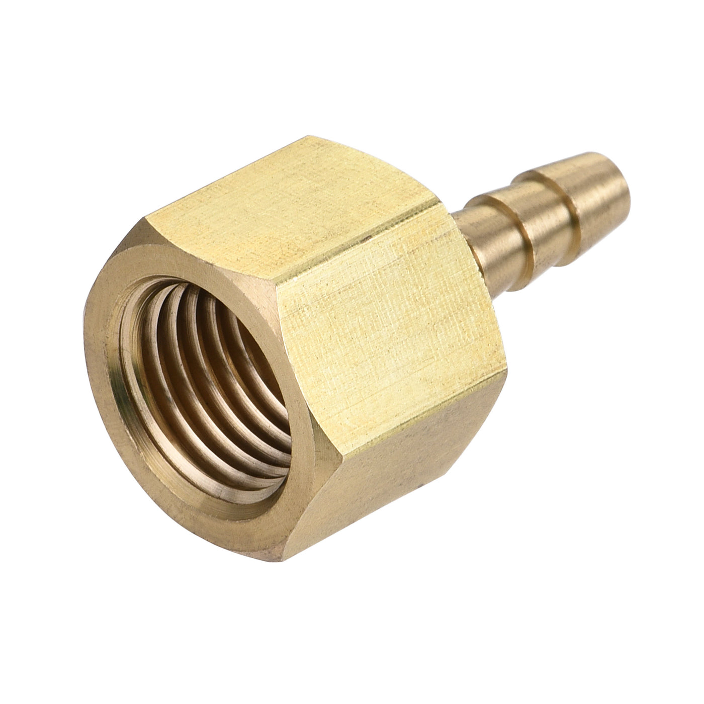 Uxcell Uxcell Brass Barb Hose Fitting Connector Adapter 3/8 Barbed x 1/4NPT Female Pipe