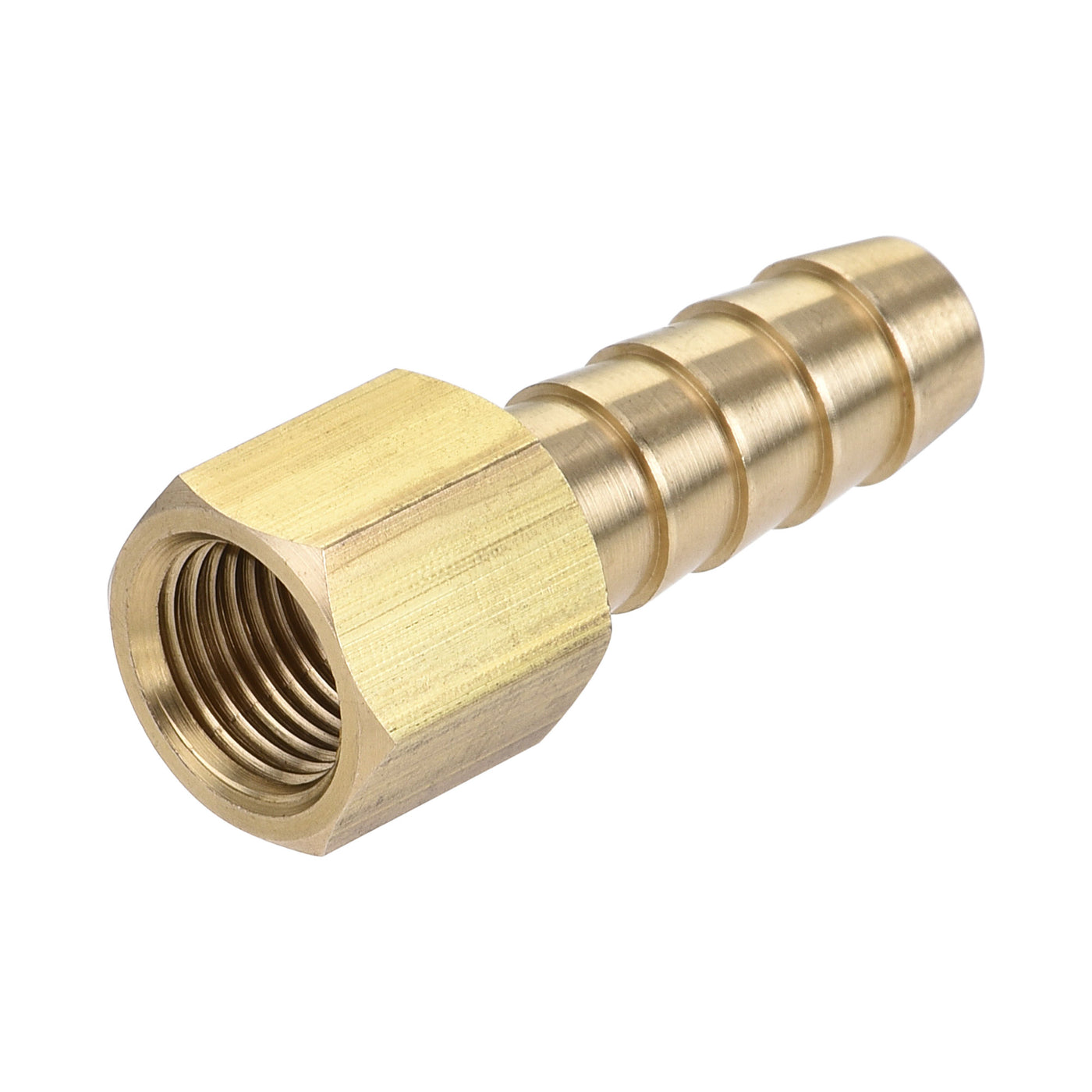 Uxcell Uxcell Brass Barb Hose Fitting Connector Adapter 3/8 Barbed x 1/4NPT Female Pipe