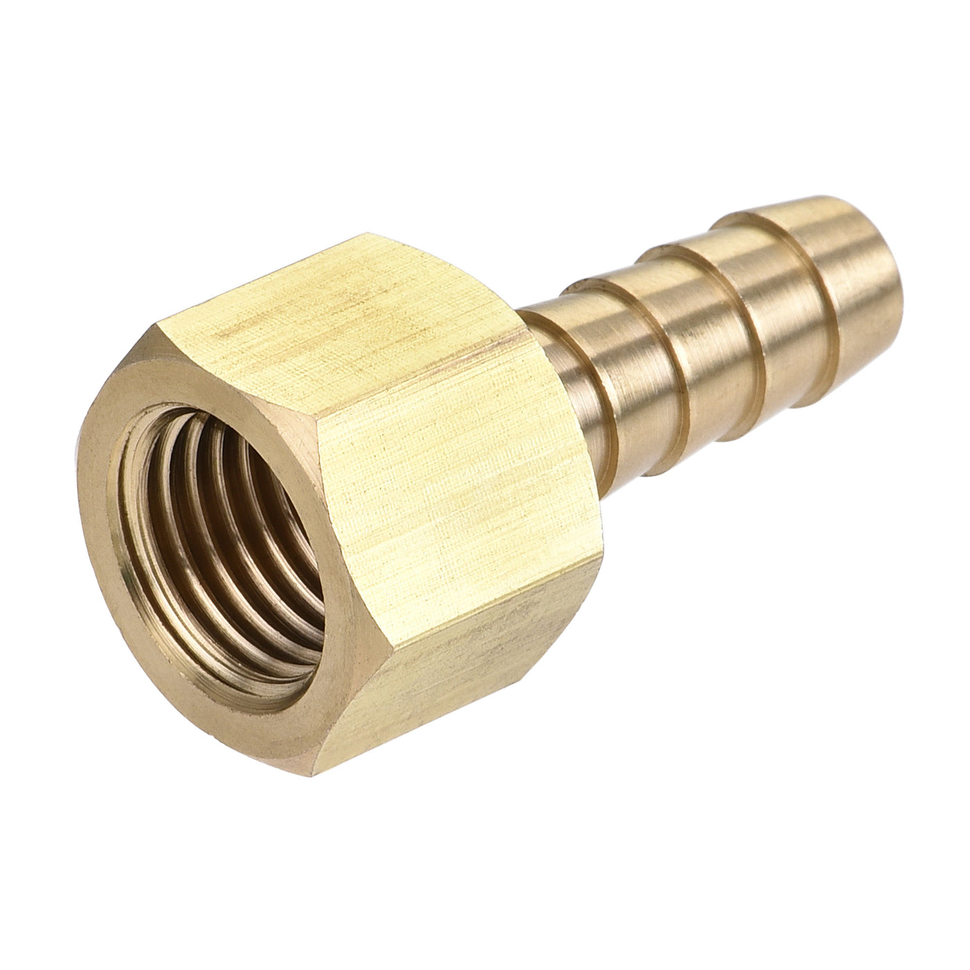 Uxcell Uxcell Brass Barb Hose Fitting Connector Adapter 3/8 Barbed x 1/4NPT Female Pipe