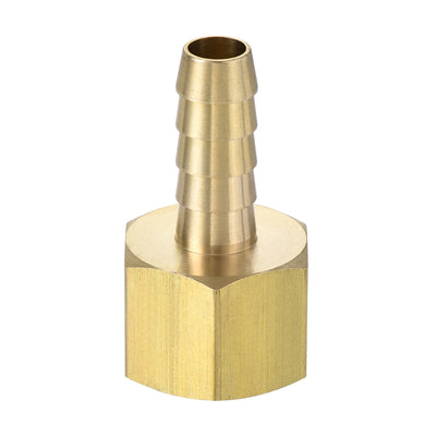 Harfington Uxcell Brass Barb Hose Fitting Connector Adapter 3/8 Barbed x 1/4NPT Female Pipe