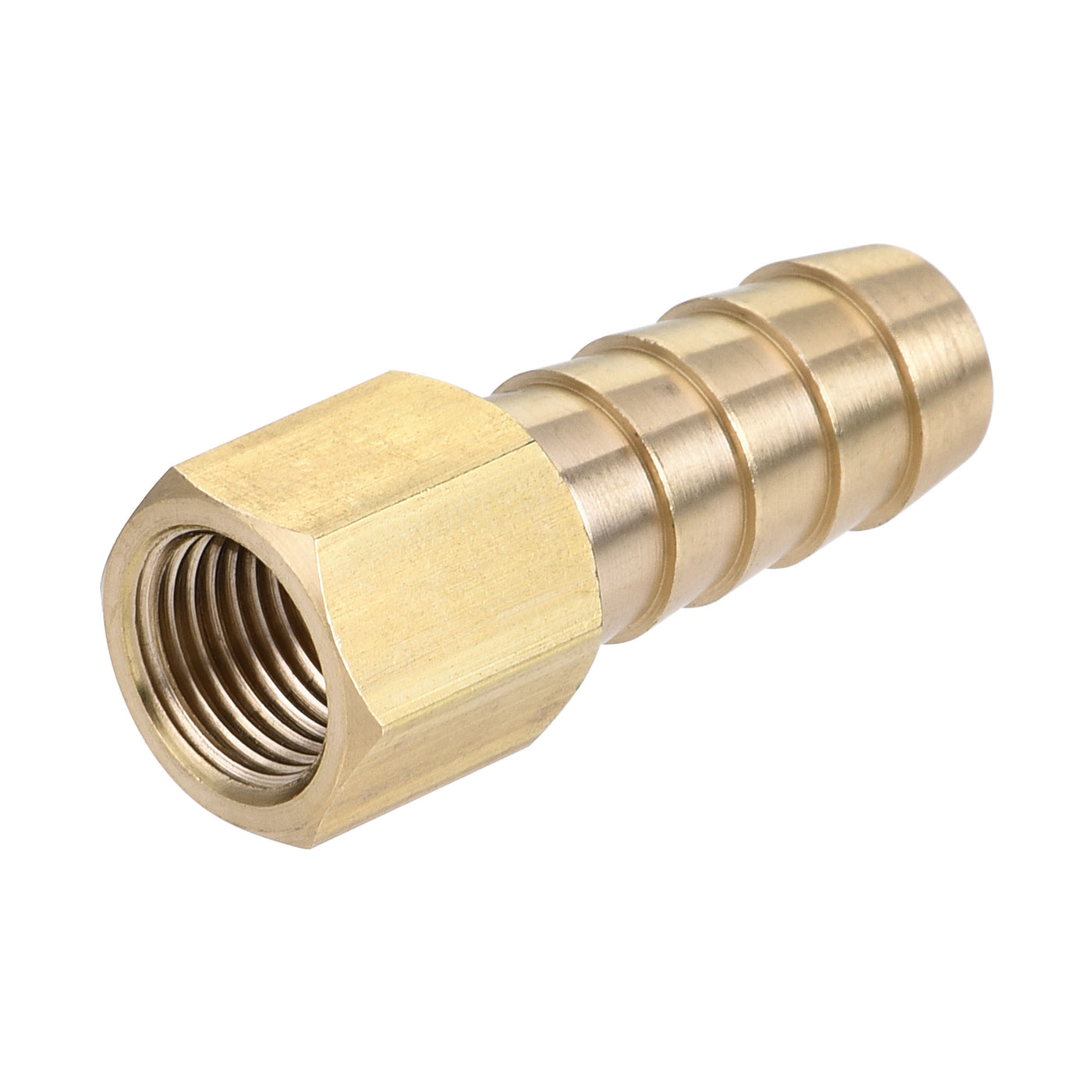 Uxcell Uxcell Brass Barb Hose Fitting Connector Adapter 3/8 Barbed x 1/4NPT Female Pipe