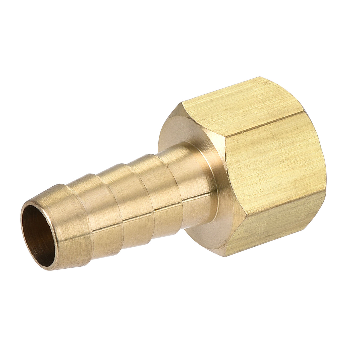 Uxcell Uxcell Brass Barb Hose Fitting Connector Adapter 3/8 Barbed x 1/4NPT Female Pipe