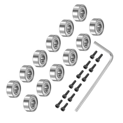 Harfington Bearing Accessory Kit Top Mounted Bearings for Router Bit