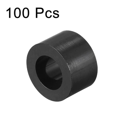 Harfington Uxcell ABS Round Spacer Washer ID L for Screws, Black