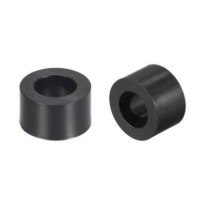 Harfington Uxcell ABS Round Spacer Washer ID L for Screws, Black