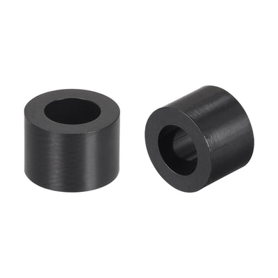 Harfington Uxcell ABS Round Spacer Washer ID L for Screws, Black