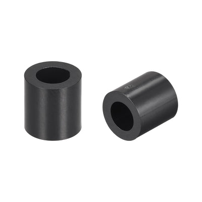 Harfington Uxcell ABS Round Spacer Washer ID L for Screws, Black