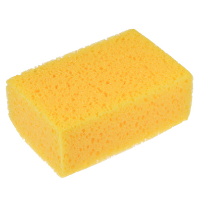 Harfington Uxcell Knockdown Texture Sponge 6.3"x3.9" Faux Sponge Painting Supplies Drywall Patch Wall Ceiling Texturing Yellow