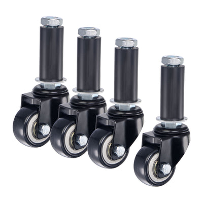 Harfington Uxcell Swivel Expanding Stem Caster Load Capacity, for Kitchen Prep Tables, PVC