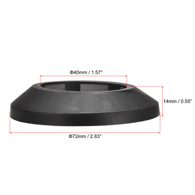 Harfington Uxcell Pipe Cover Decoration, Plastic Escutcheon Water Pipe Drain Line Cover