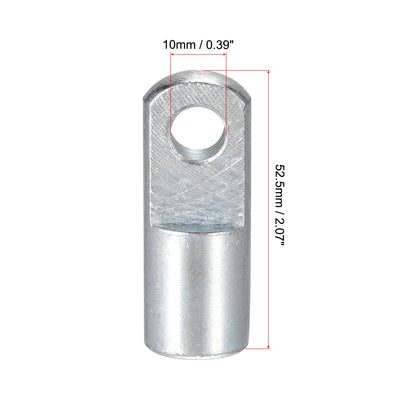 Harfington Uxcell Air Cylinder Rod Clevis End M16x1.5 Female Thread 78mm I Type Connector