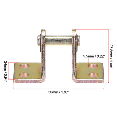 Harfington Uxcell Air Cylinder Rod Clevis Mounting Bracket 4 Bolt Holes MA/MAL Pneumatic Parts for 16mm Cylinder Bore