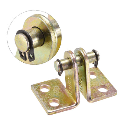 Harfington Uxcell Air Cylinder Rod Clevis Mounting Bracket 4 Bolt Holes MA/MAL Pneumatic Parts for 16mm Cylinder Bore