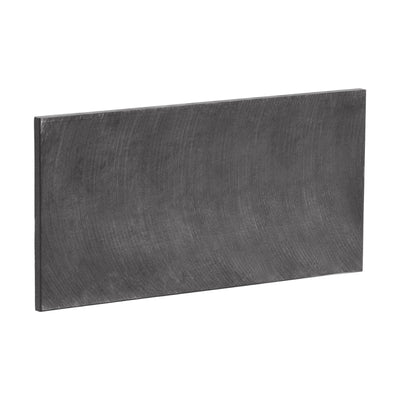 Harfington Uxcell Graphite Plate 100mmx50mmx3mm Graphite Blank Block Black 1pcs