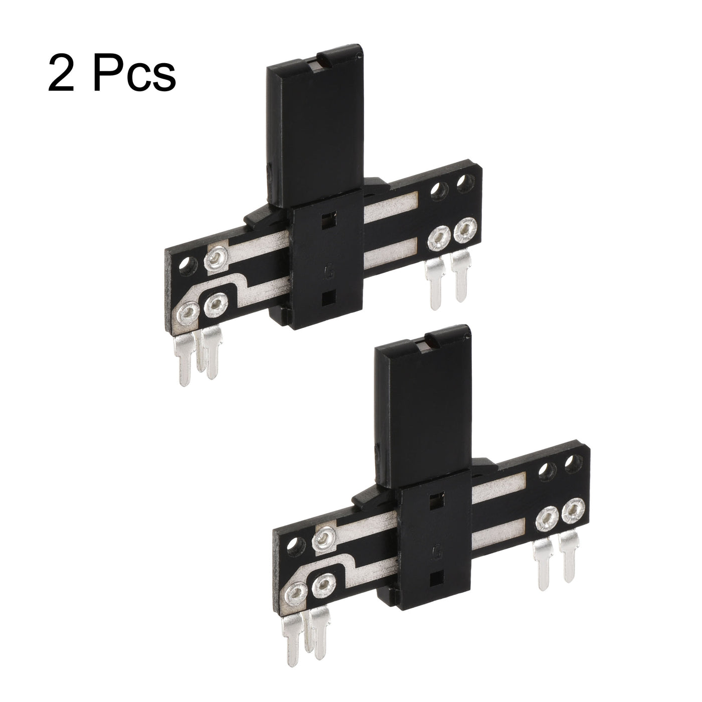 uxcell Uxcell Variable Resistors 35mm Straight Slide Potentiometer B100K Single Channel 2pcs