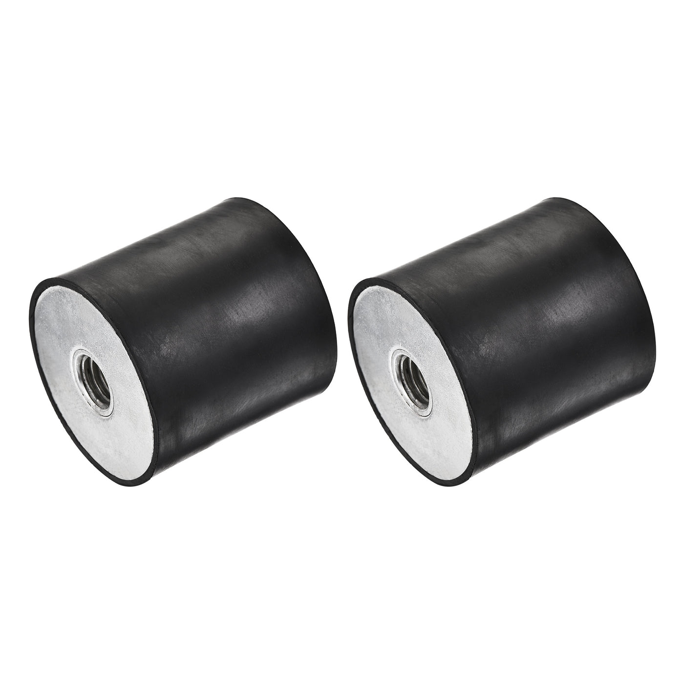 uxcell Uxcell M10 Rubber Mounts, 2pcs Female/Female Shock Absorber, D40mmxH40mm