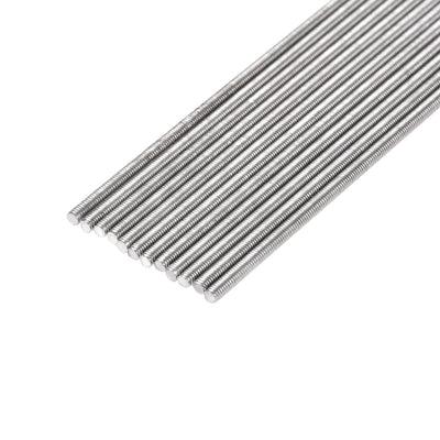 Harfington Uxcell 12Pcs M3 x 300mm Fully Threaded Rod 304 Stainless Steel Right Hand Threads