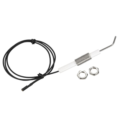 Harfington Uxcell Ignitor Wire Ceramic Electrode Assembly 300mm Length Gas Grill Ignitor Wire Ignition Electrode Replacement