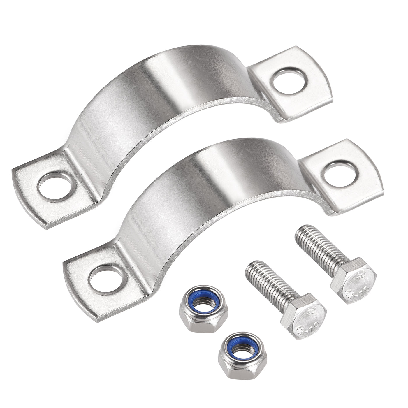 Harfington Wall Mount Ceiling Mount Pipe Support, 304 Stainless Steel Pipe Bracket Clamp