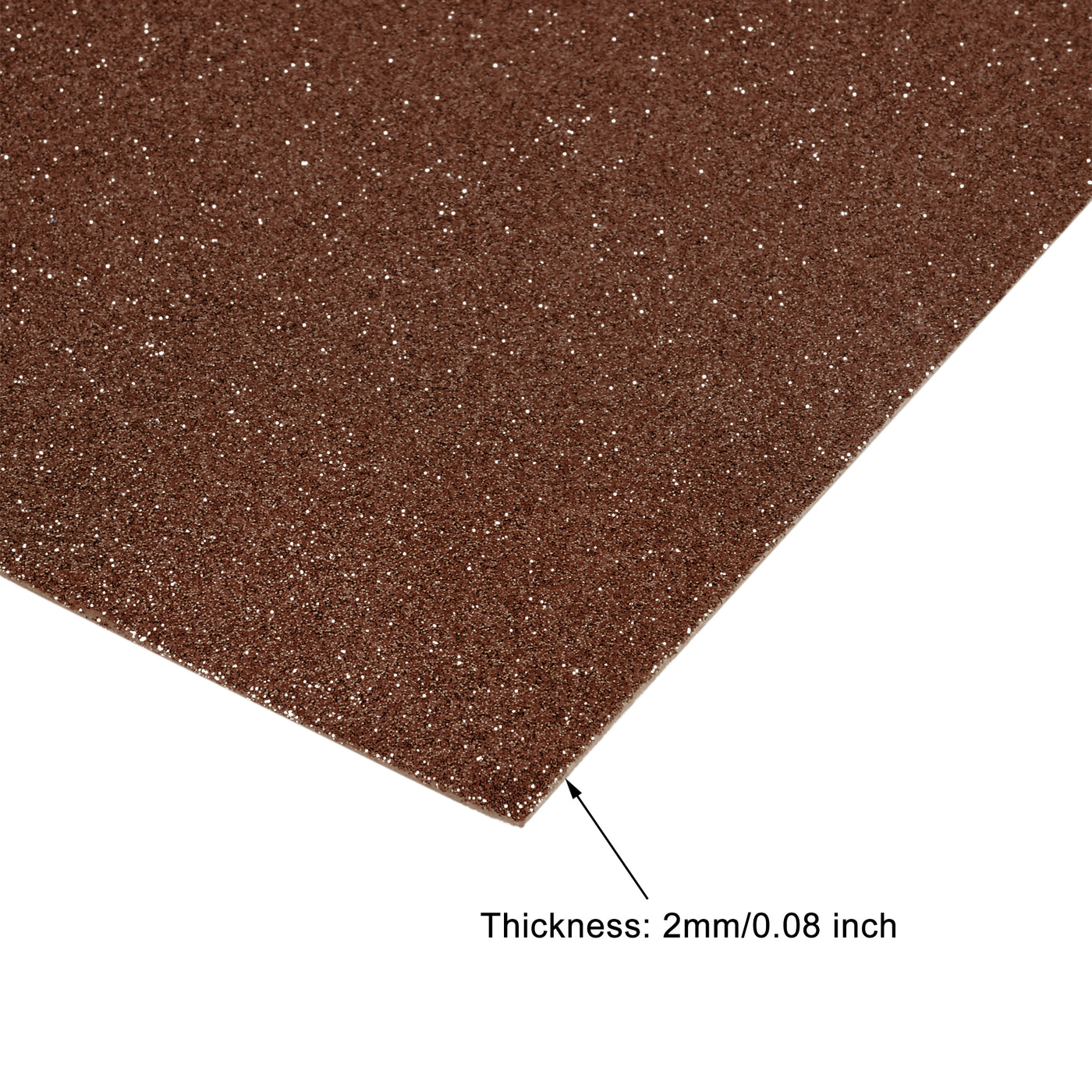 Harfington Glitter EVA Foam Sheets Thick No Back Adhesive for Crafts DIY