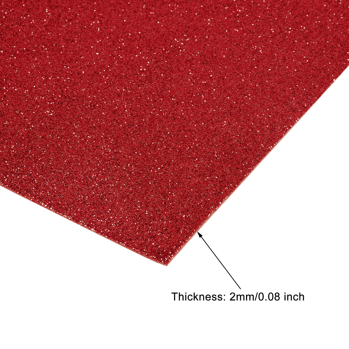 Harfington Glitter EVA Foam Sheets Thick No Back Adhesive for Crafts DIY