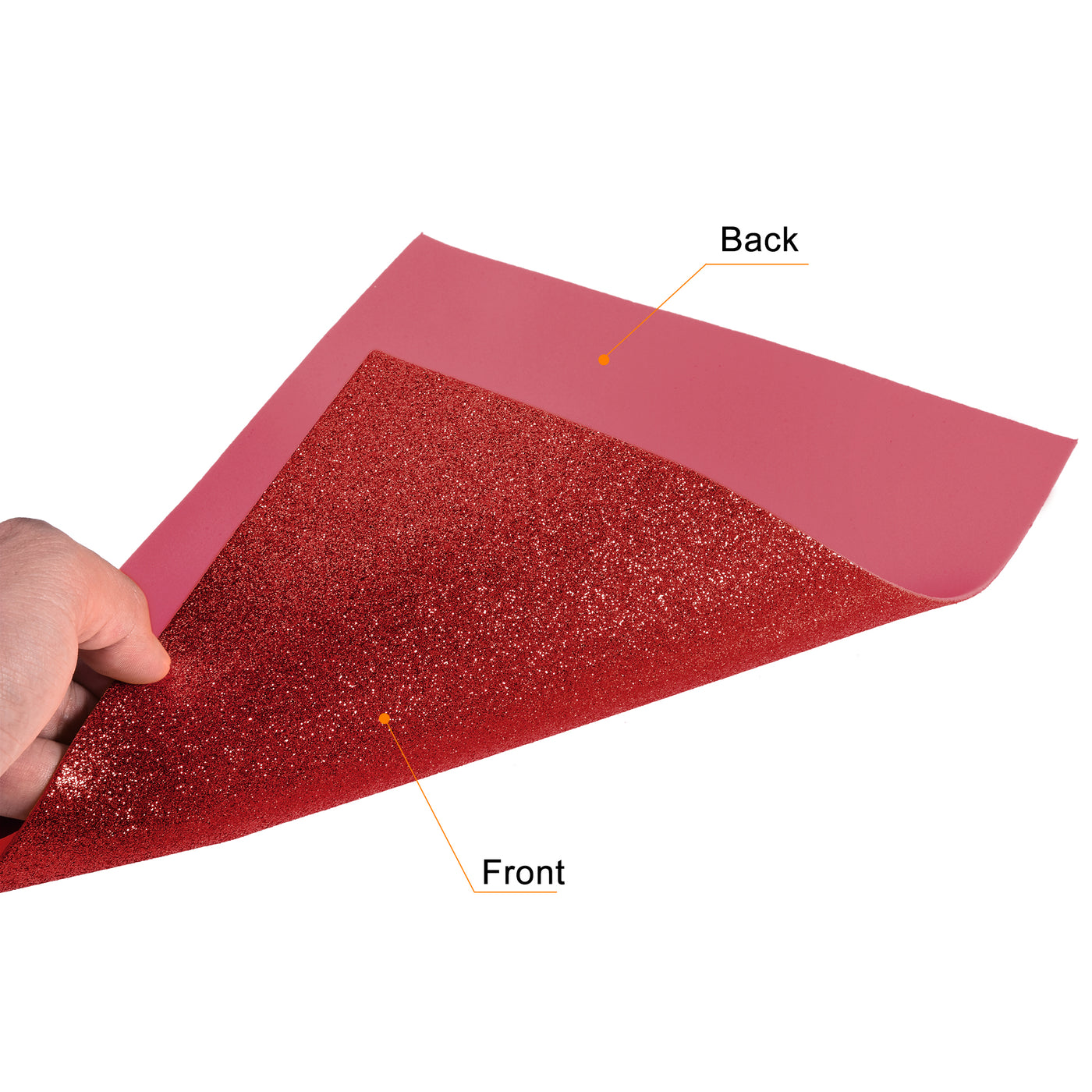 Harfington Glitter EVA Foam Sheets Thick No Back Adhesive for Crafts DIY