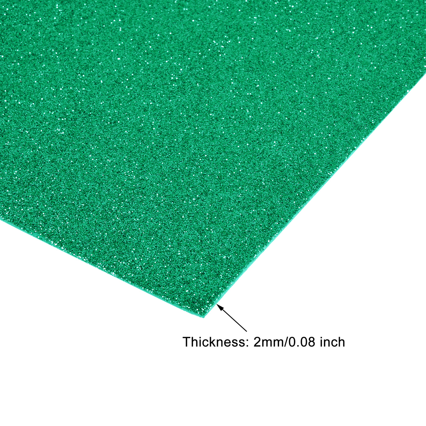 Harfington Glitter EVA Foam Sheets Thick No Back Adhesive for Crafts DIY