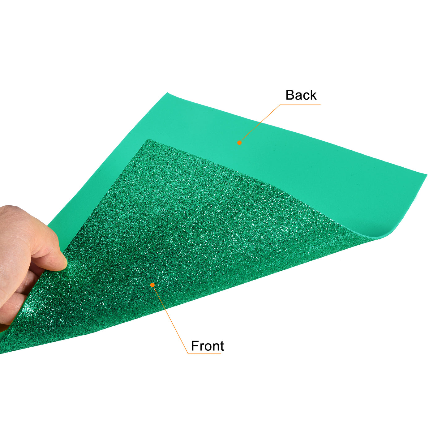 Harfington Glitter EVA Foam Sheets Thick No Back Adhesive for Crafts DIY