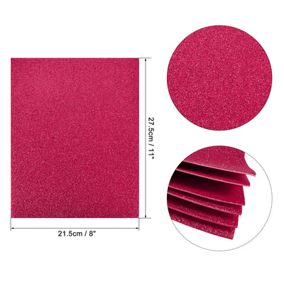 Harfington Glitter EVA Foam Sheets Thick No Back Adhesive for Crafts DIY