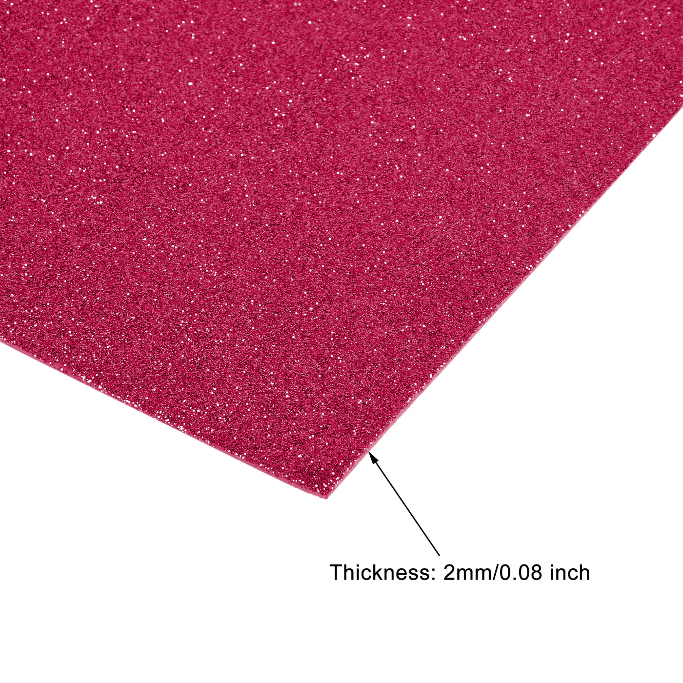 Harfington Glitter EVA Foam Sheets Thick No Back Adhesive for Crafts DIY