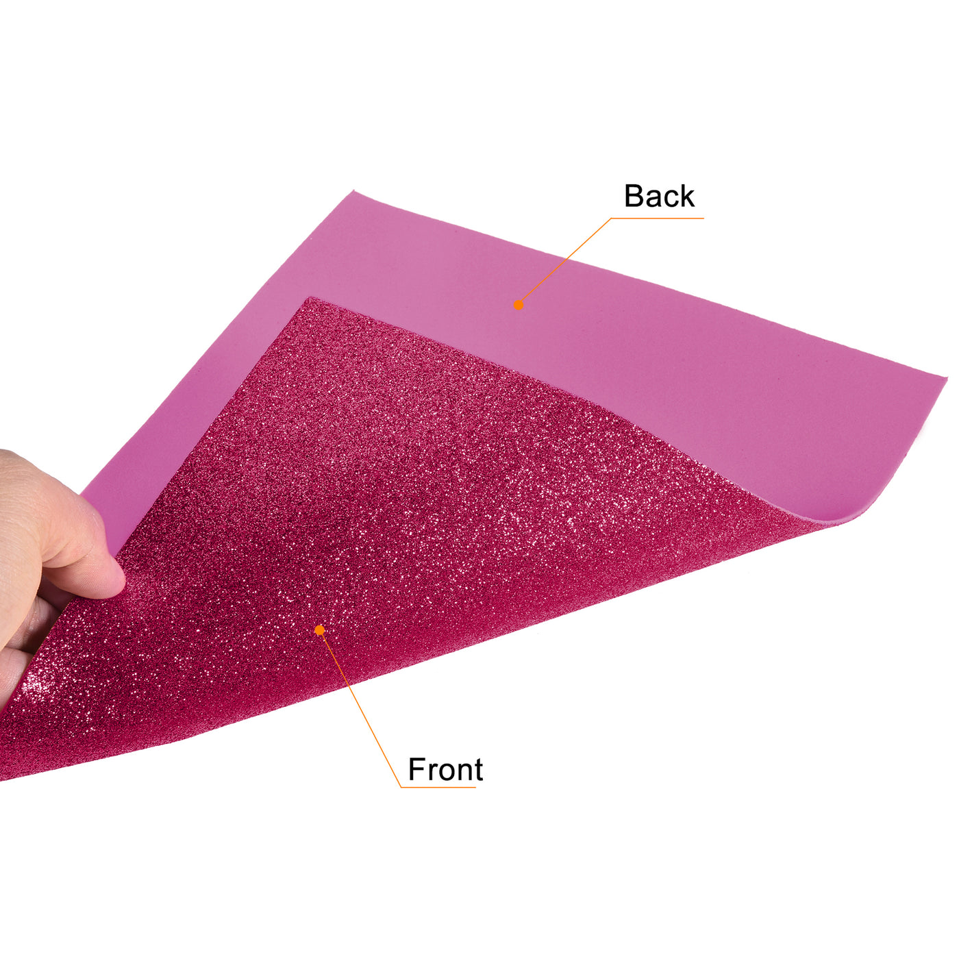 Harfington Glitter EVA Foam Sheets Thick No Back Adhesive for Crafts DIY