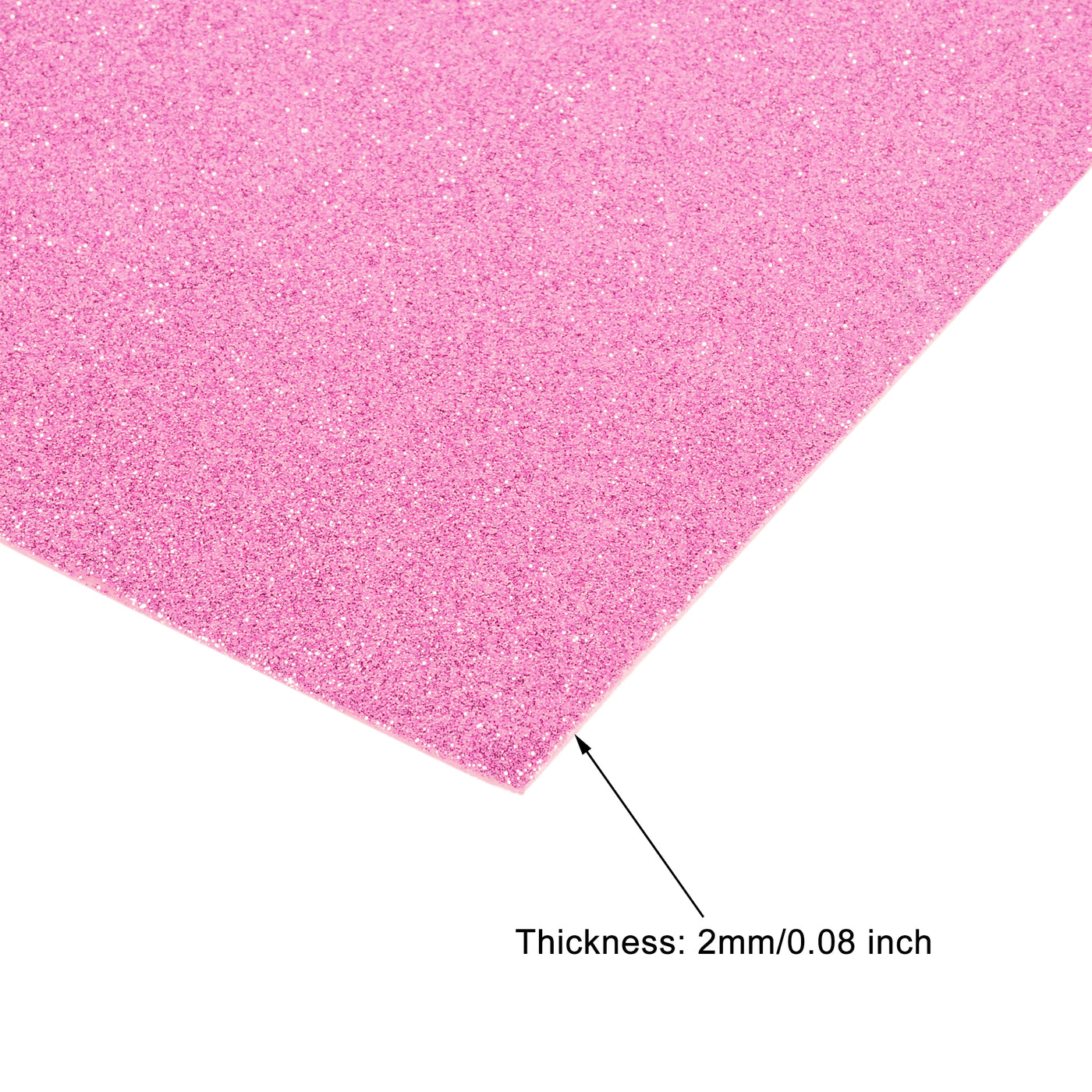 Harfington Glitter EVA Foam Sheets Thick No Back Adhesive for Crafts DIY