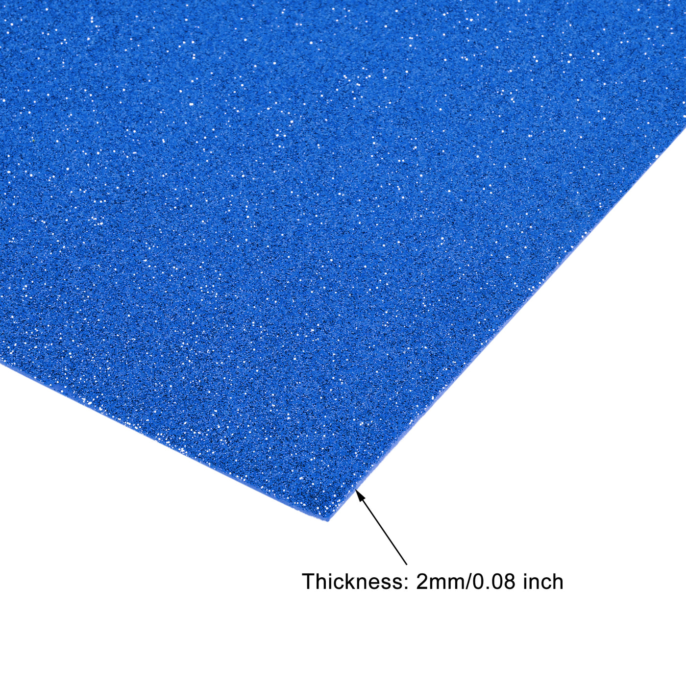 Harfington Glitter EVA Foam Sheets Thick No Back Adhesive for Crafts DIY