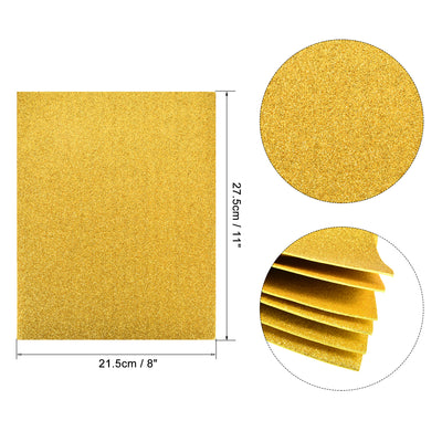 Harfington Glitter EVA Foam Sheets Thick No Back Adhesive for Crafts DIY