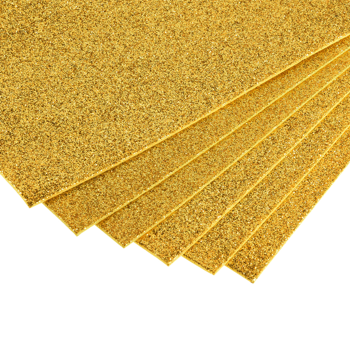 Harfington Glitter EVA Foam Sheets Thick No Back Adhesive for Crafts DIY