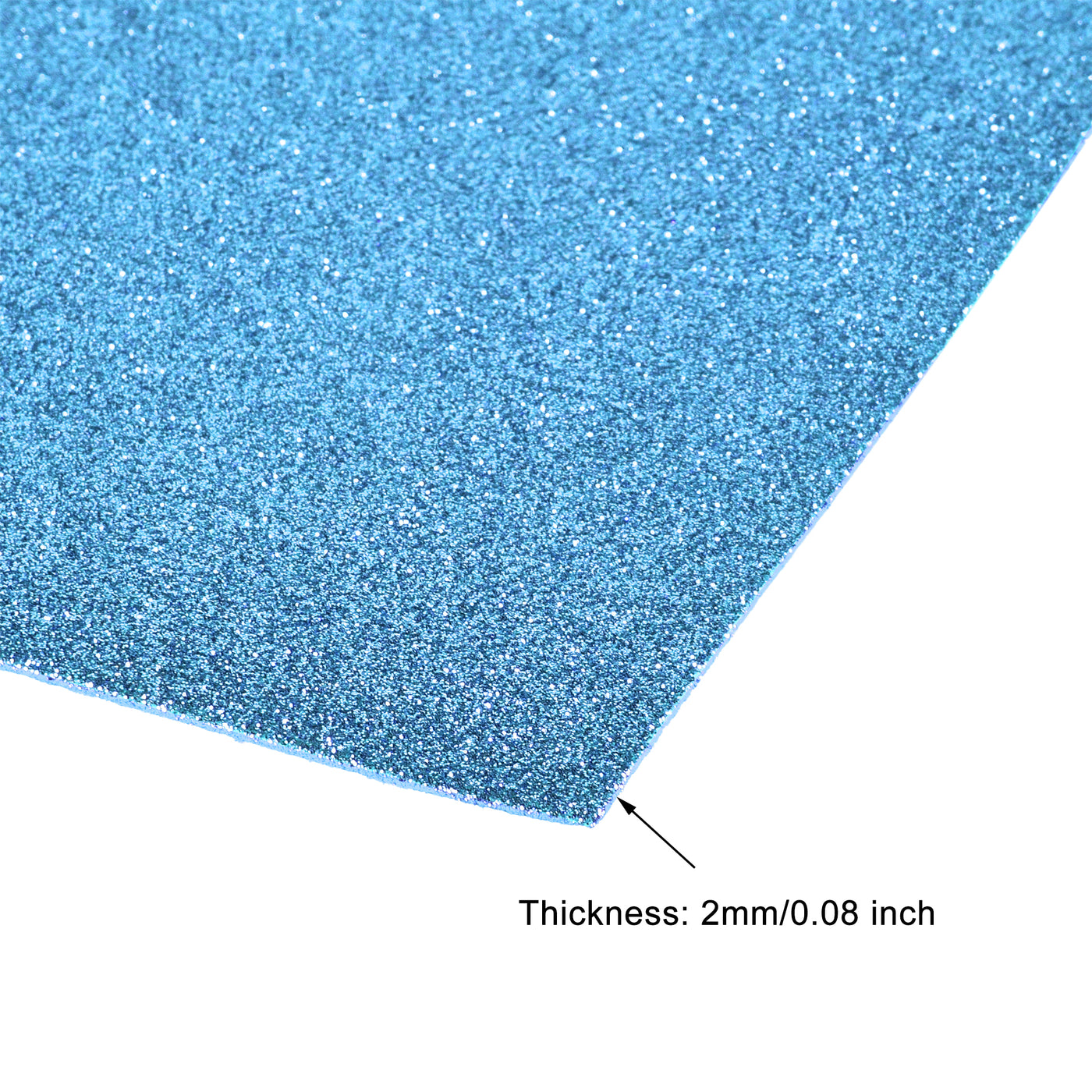 Harfington Glitter EVA Foam Sheets Thick No Back Adhesive for Crafts DIY