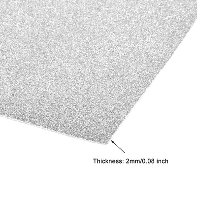 Harfington Glitter EVA Foam Sheets Thick No Back Adhesive for Crafts DIY