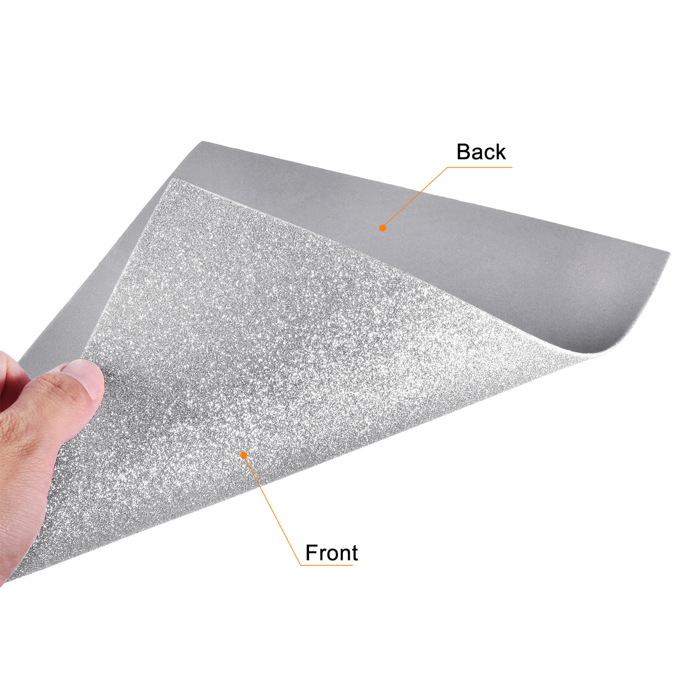 Harfington Glitter EVA Foam Sheets Thick No Back Adhesive for Crafts DIY