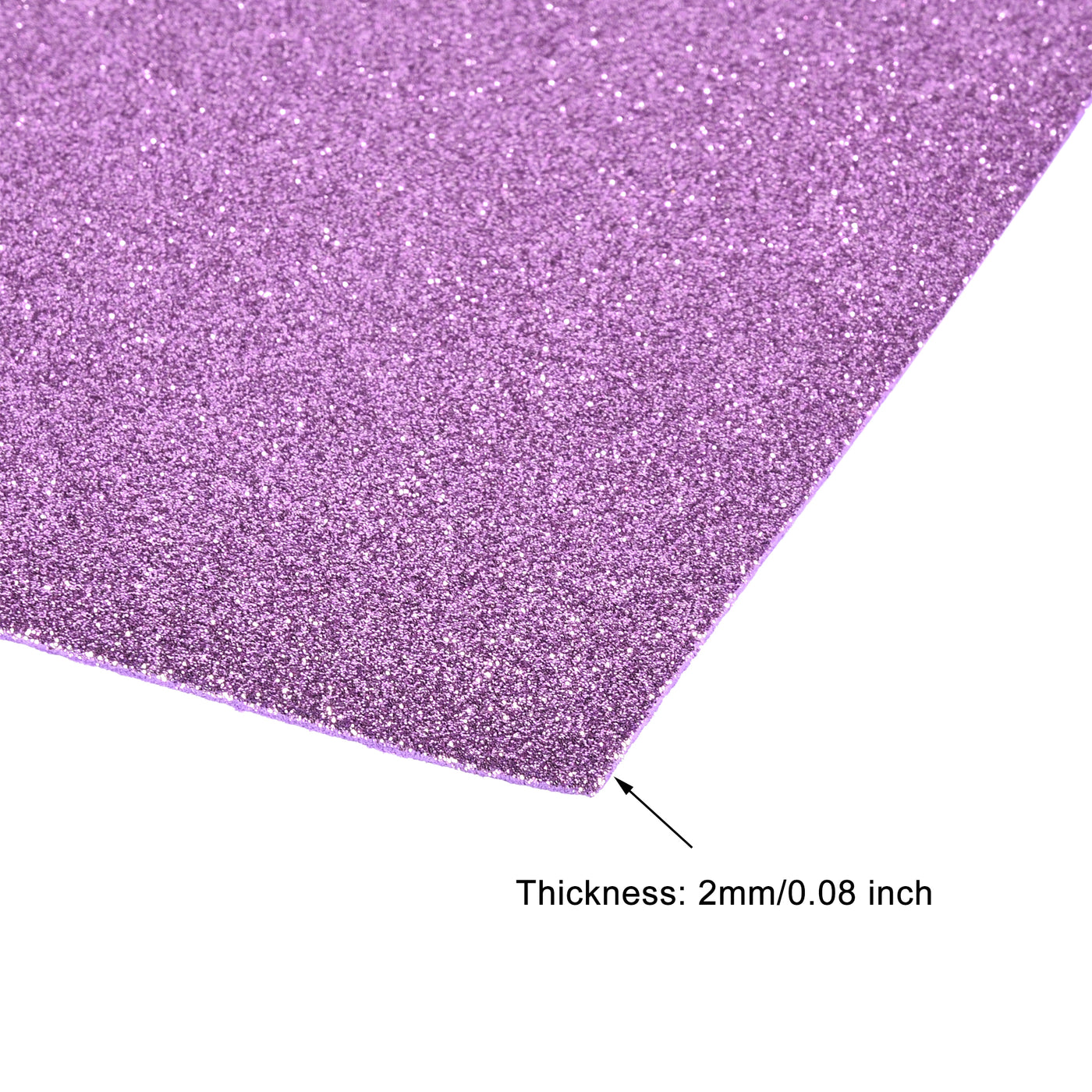 Harfington Glitter EVA Foam Sheets Thick No Back Adhesive for Crafts DIY