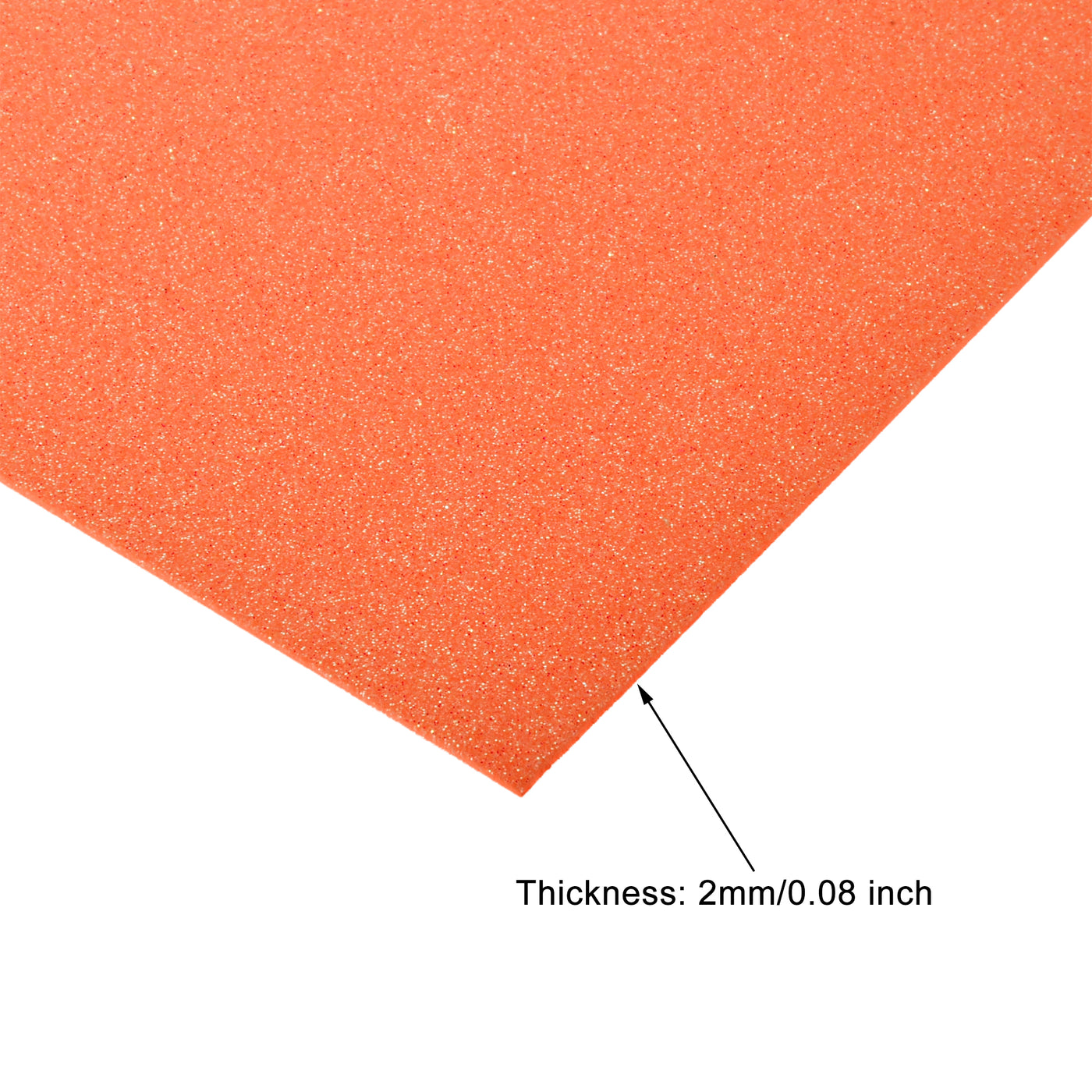 Harfington Glitter EVA Foam Sheets Thick No Back Adhesive for Crafts DIY