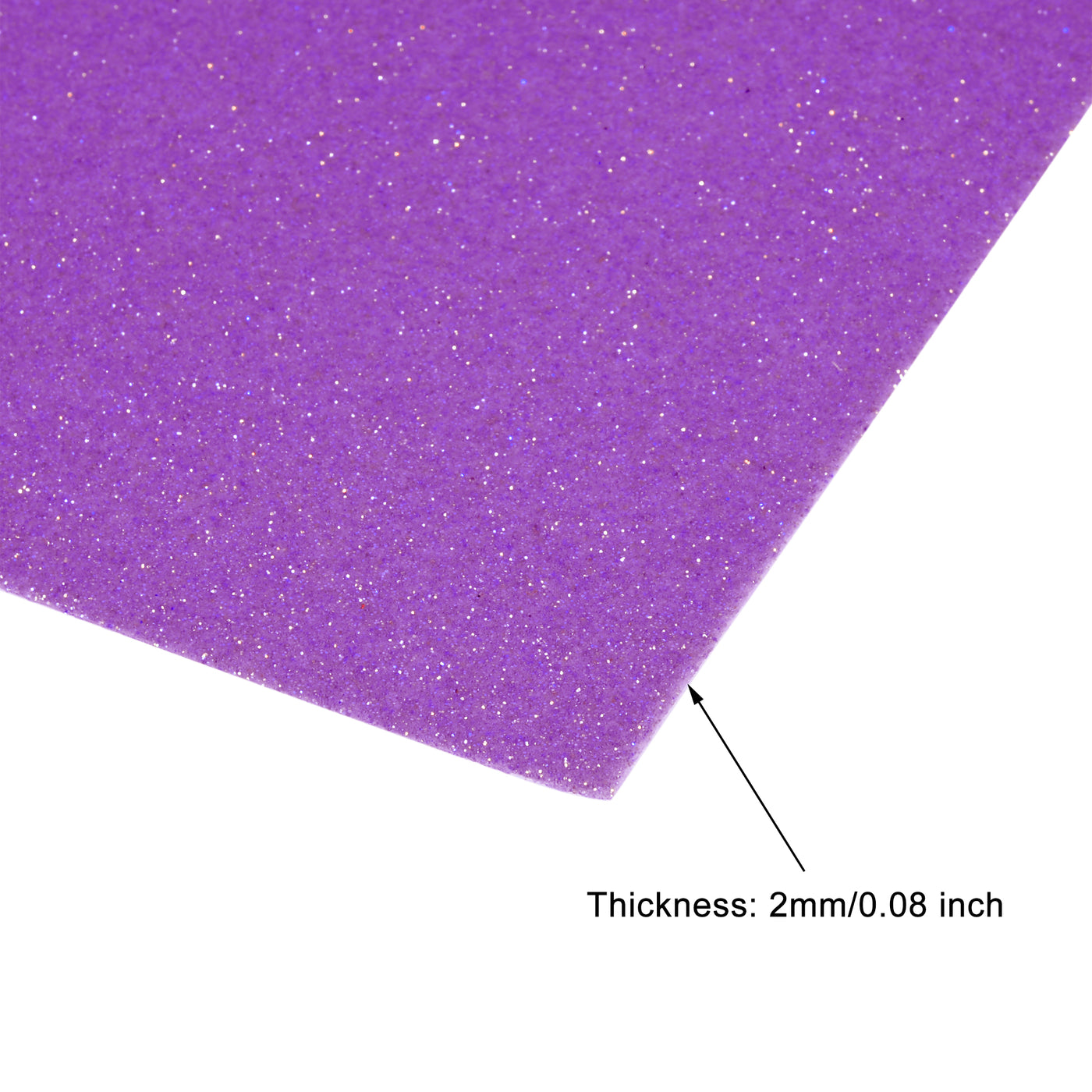 Harfington Glitter EVA Foam Sheets Thick No Back Adhesive for Crafts DIY