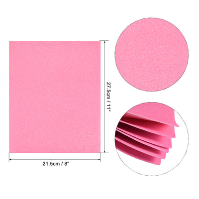 Harfington Glitter EVA Foam Sheets Thick No Back Adhesive for Crafts DIY