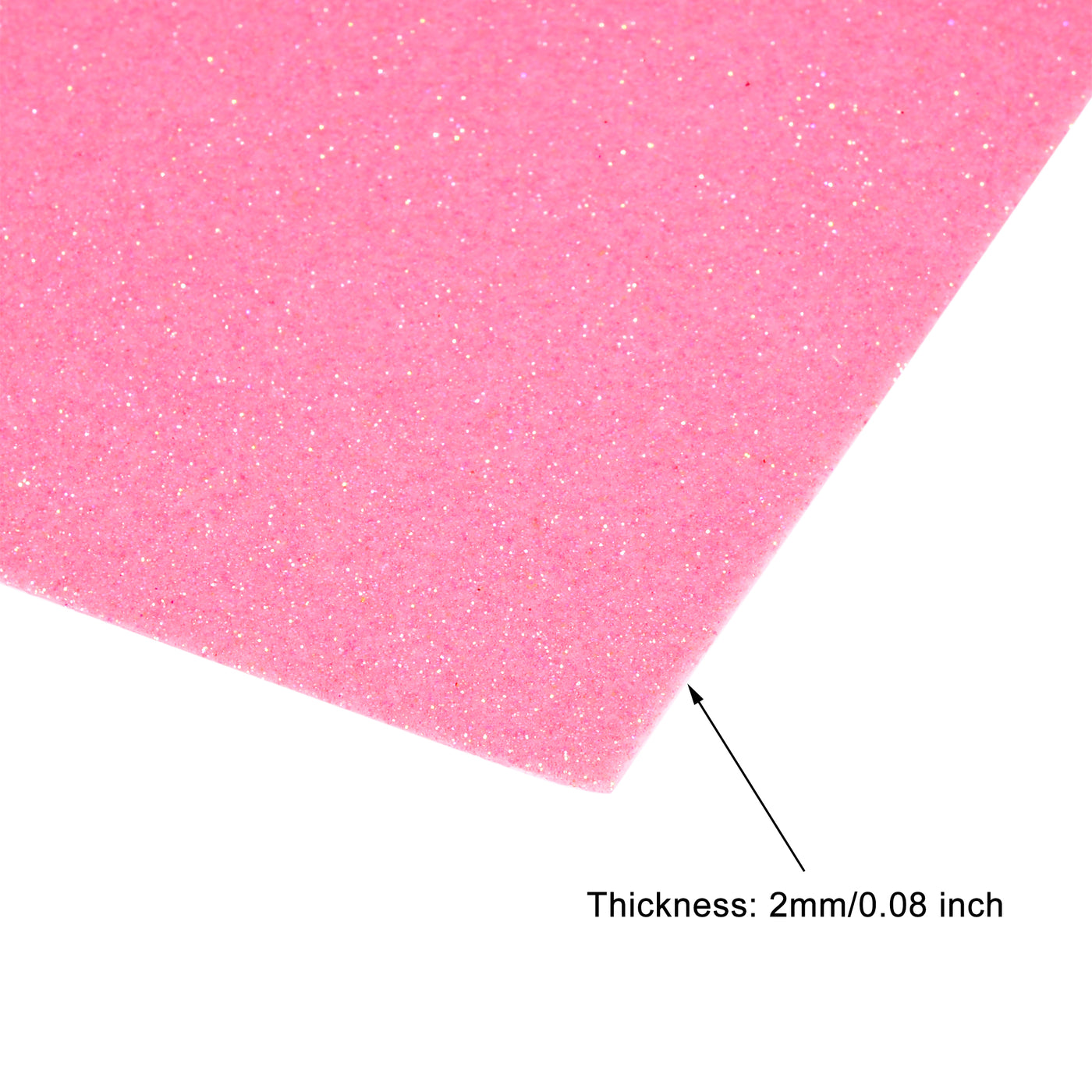 Harfington Glitter EVA Foam Sheets Thick No Back Adhesive for Crafts DIY