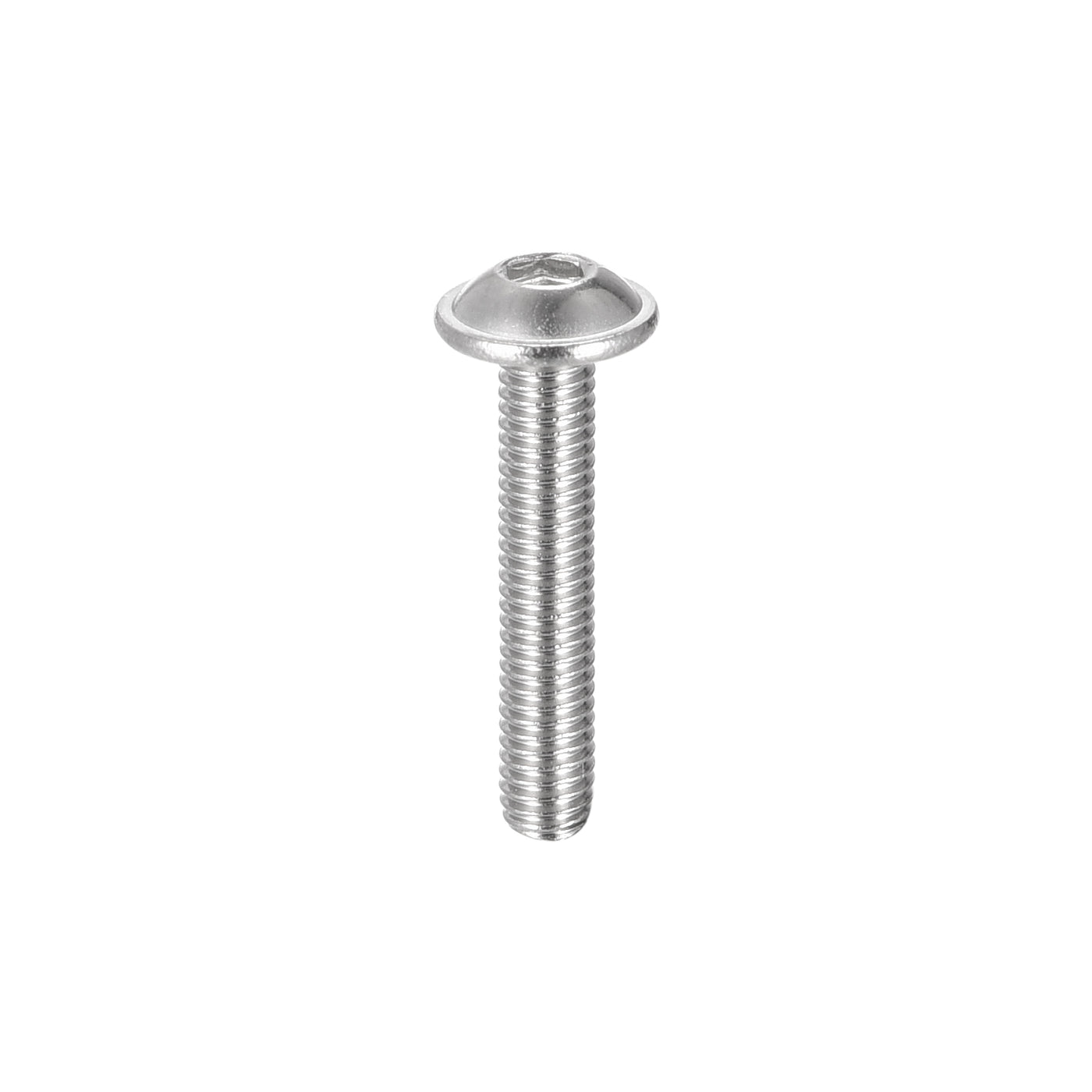 Uxcell 304 Stainless Steel Flanged Button Head Socket Cap Screws Machine Screw Harfington 0932