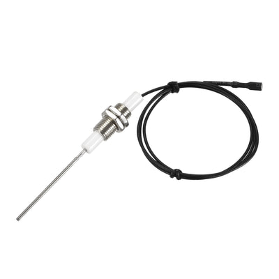 Harfington Uxcell Ignitor Wire Ceramic Electrode Assembly 600mm Length Gas Grill Ignitor Wire Ignition Electrode Replacement 3pcs