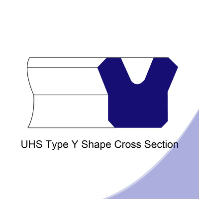 Harfington Uxcell UHS Radial Shaft Seals Width PU Oil Seals