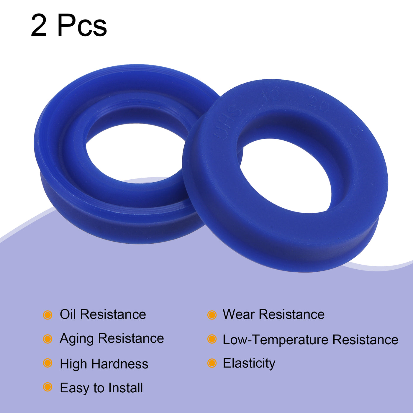 uxcell Uxcell UHS Radial Shaft Seals Width PU Oil Seals