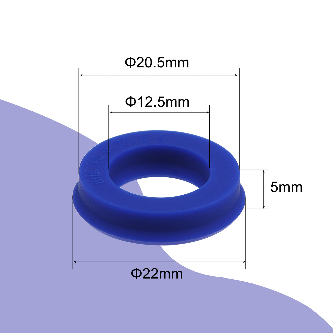 uxcell Uxcell UHS Radial Shaft Seals Width PU Oil Seals